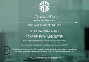Soirée "échangiste" - Le Tableau Blanc en collaboration avec Créavif @ Tableau Blanc | Montréal | Québec | Canada