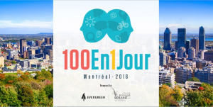 Le grand jour / 100En1Jour Montréal / 4 juin 2016 @ Tout Montréal (voir carte interactive)